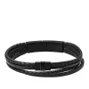 Bracelet Fossil Vintage Casual JF03098001 - Acier Noir Homme