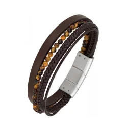 Bracelet Homme All Blacks 682151 - Cuir Marron