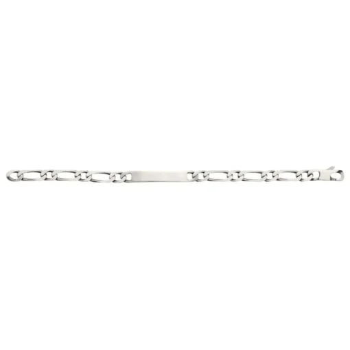 Bracelet Homme argent chainage figaro 1-1 7mm Maison de la Bijouterie 53ZW0WYZ