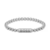 Bracelet Homme Boss Bijoux Sphere Metal - 1580658M Acier Argent