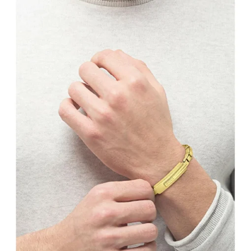 Bracelet Homme Boss Bijoux Orlado 1580357M - Acier Doré