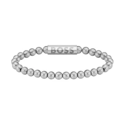 Bracelet Homme Boss Bijoux Sphere Metal - 1580658M Acier Argent