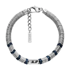 Bracelet Homme Diesel Bijoux Acier Classique - DX1572931 Hématite