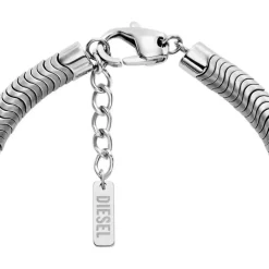 Bracelet Homme Diesel Bijoux Acier Classique - DX1572931 Hématite