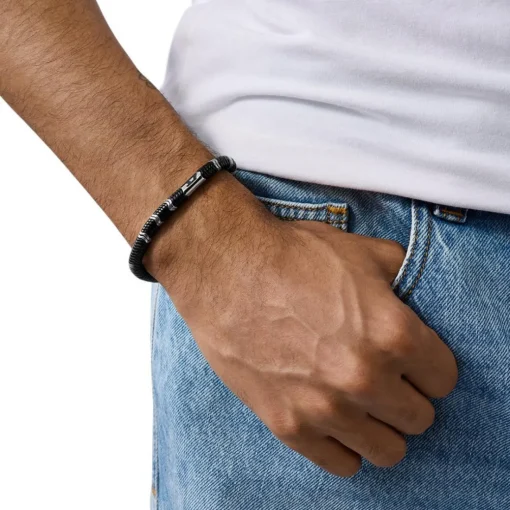 Bracelet Homme Diesel Bijoux Acier Classique - DX1574931 Hématite