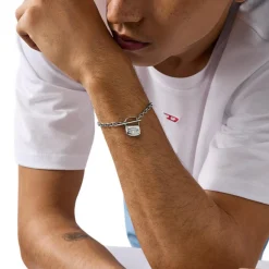 Bracelet Homme Diesel Bijoux Acier Classique - DX1592040 Acier inoxydable