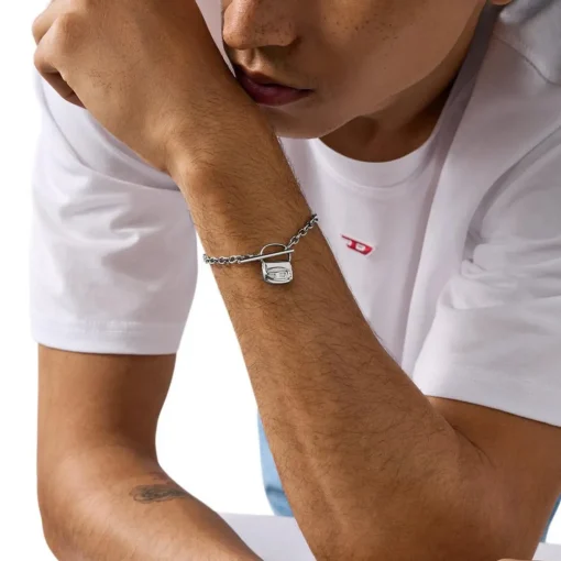 Bracelet Homme Diesel Bijoux Acier Classique - DX1592040 Acier inoxydable