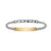Bracelet Homme en acier bicolore