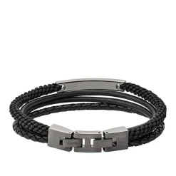 Bracelet Homme Fossil Bijoux-Acier Gris