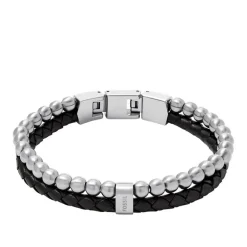 Bracelet Homme Fossil Bijoux Acier Classique Jewelry - JF04855040 Acier inoxydable