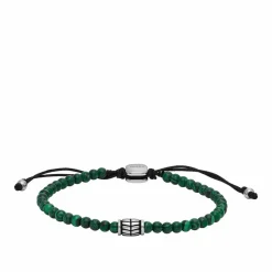 Bracelet Homme Fossil Bijoux Beads - JF04415040 Acier Argent