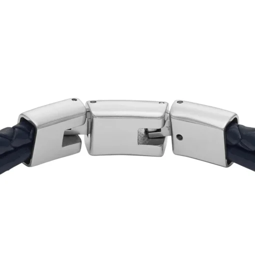Bracelet Homme Fossil Bijoux - JF04703998 - Cuir,Acier Bleu