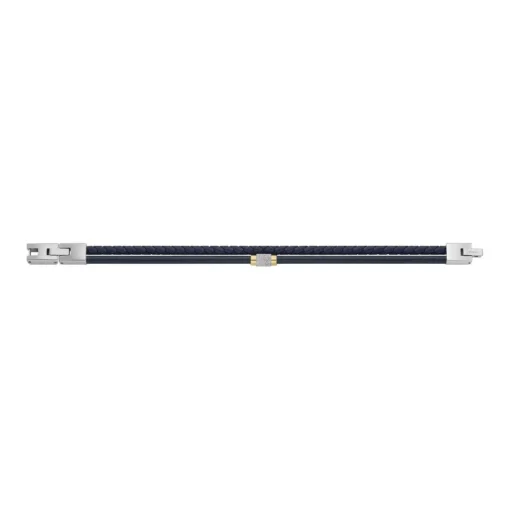 Bracelet Homme Fossil Bijoux - JF04703998 - Cuir,Acier Bleu
