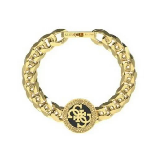 Bracelet Homme Guess Bijoux - JUMB02114JWYGBK 4G ICON Acier doré