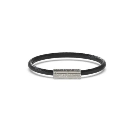 Bracelet Homme Guess Bijoux Inscription - JUMB04407JWSTBK Acier Noir
