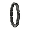 Bracelet Homme Jourdan JH110007B - TULUM - Acier noir