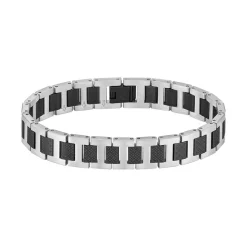 Bracelet Homme Lacoste Metropole - 2040418 Acier Noir