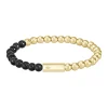 Bracelet Homme Lacoste Scottie 2040247 - Acier Doré, Noir