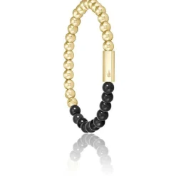 Bracelet Homme Lacoste Scottie 2040247 - Acier Doré, Noir