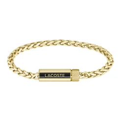 Bracelet Homme Lacoste Spelt - 2040338 Acier Doré Ajustable Circonference Interieure 190 Mm