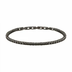 Bracelet Homme Morellato - SATT03 TENNIS Acier Noir