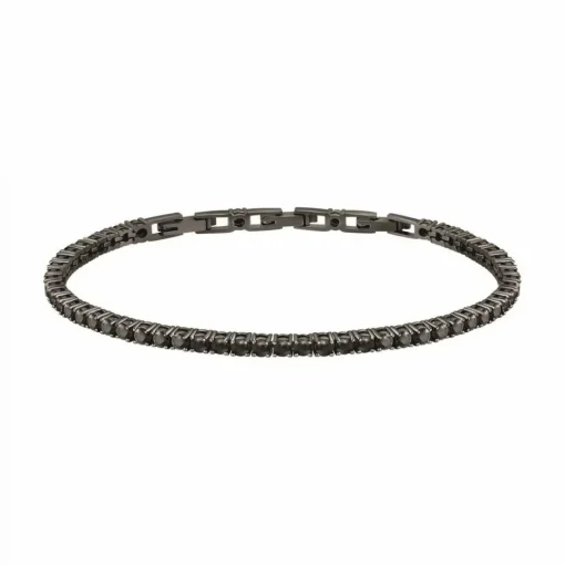 Bracelet Homme Morellato - SATT03 TENNIS Acier Noir