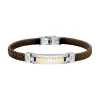 Bracelet Homme Morellato Bijoux SQH34 - Cuir Marron