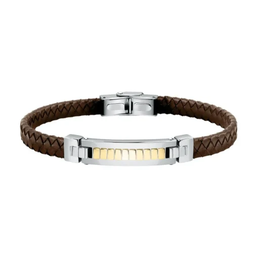 Bracelet Homme Morellato Bijoux SQH34 - Cuir Marron