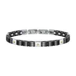 Bracelet Homme Morellato Bijoux SATM13 - Acier Noir
