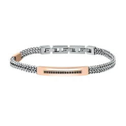 Bracelet Homme Morellato Bijoux SATX11 - Acier Argent