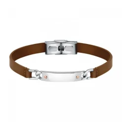 Bracelet Homme Morellato - SQH45 MOODY Cuir Marron