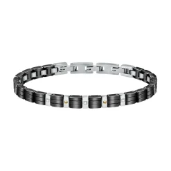 Bracelet Homme Morellato Bijoux SATM14 - Acier Noir