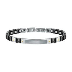 Bracelet Homme Morellato Bijoux SATM12 - Acier Noir