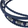 Bracelet Homme Redskins Bijoux - 285827 Cuir Bleu