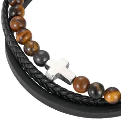 Bracelet Homme Redskins Bijoux - 285825 Cuir Marron