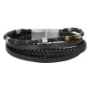 Bracelet Homme Redskins Bijoux - 285823 Cuir Noir