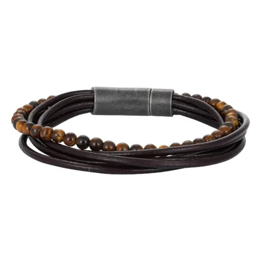 Bracelet Homme Redskins Bijoux - 285821 Cuir Marron