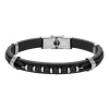 Bracelet Homme Redskins Bijoux - 285818 Cuir Noir