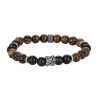 Bracelet Homme Redskins Bijoux - 285807 Pierre Marron