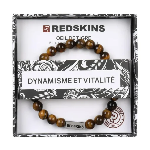 Bracelet Homme Redskins Bijoux - 285708 Pierre - Marron