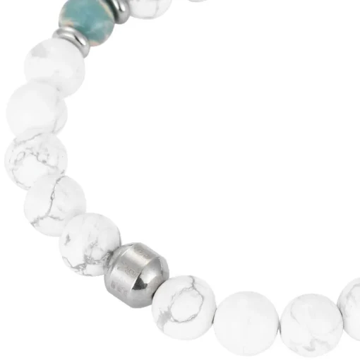 Bracelet Homme Redskins Bijoux - 285813 Pierre Blanc