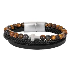 Bracelet Homme Redskins Bijoux - 285825 Cuir Marron