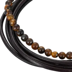 Bracelet Homme Redskins Bijoux - 285821 Cuir Marron
