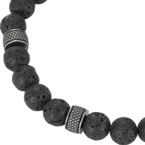 Bracelet Homme Redskins Bijoux - 285801 Pierre Noir