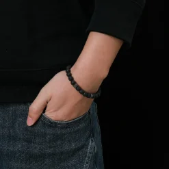 Bracelet Homme Redskins Bijoux - 285801 Pierre Noir