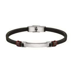 Bracelet Homme Sector Bijoux - SZV93 BANDY Cuir Noir