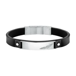 Bracelet Homme Sector Bijoux SZV80 - Cuir Noir