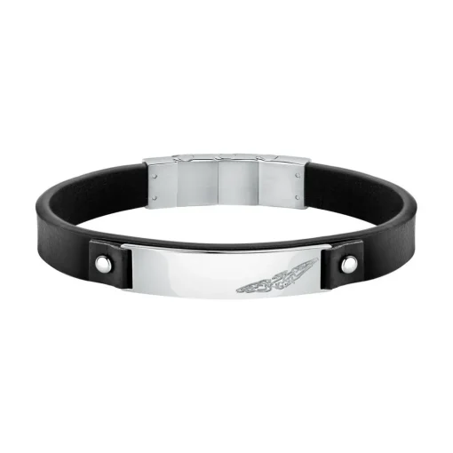 Bracelet Homme Sector Bijoux SZV80 - Cuir Noir