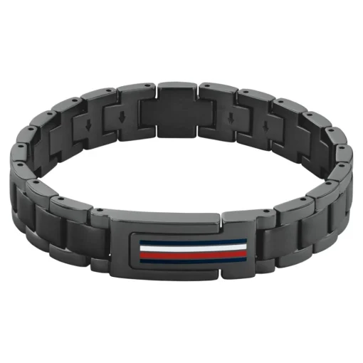 Bracelet Homme Tommy Hilfiger Mason - 2790597 Acier Noir