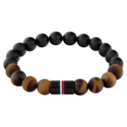 Bracelet Homme Tommy Hilfiger Jameson - 2790631 Acier Noir, Marron
